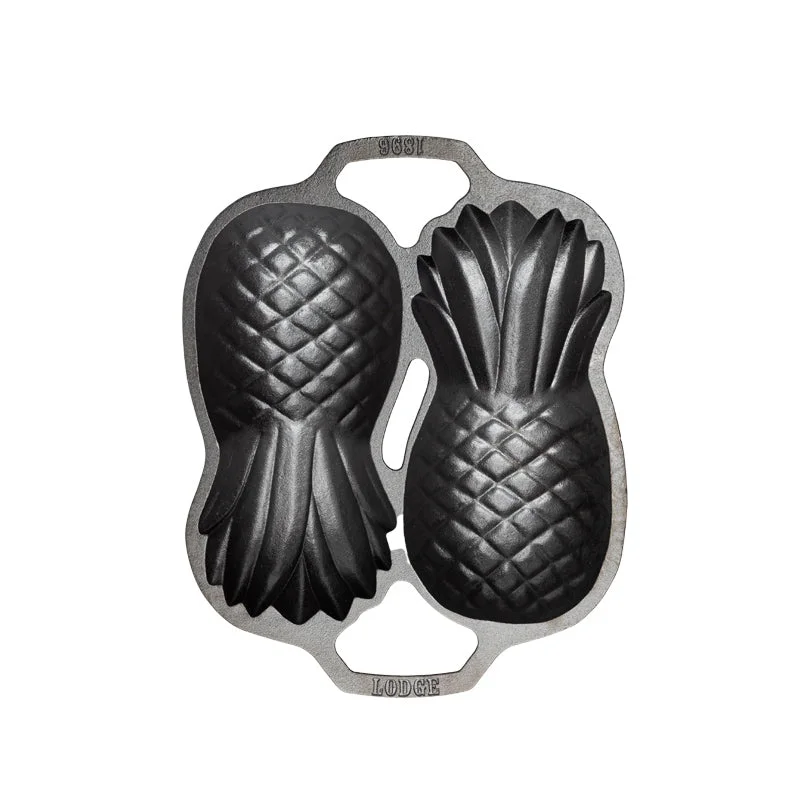 Seasoned Cast Iron Pineapple Pan