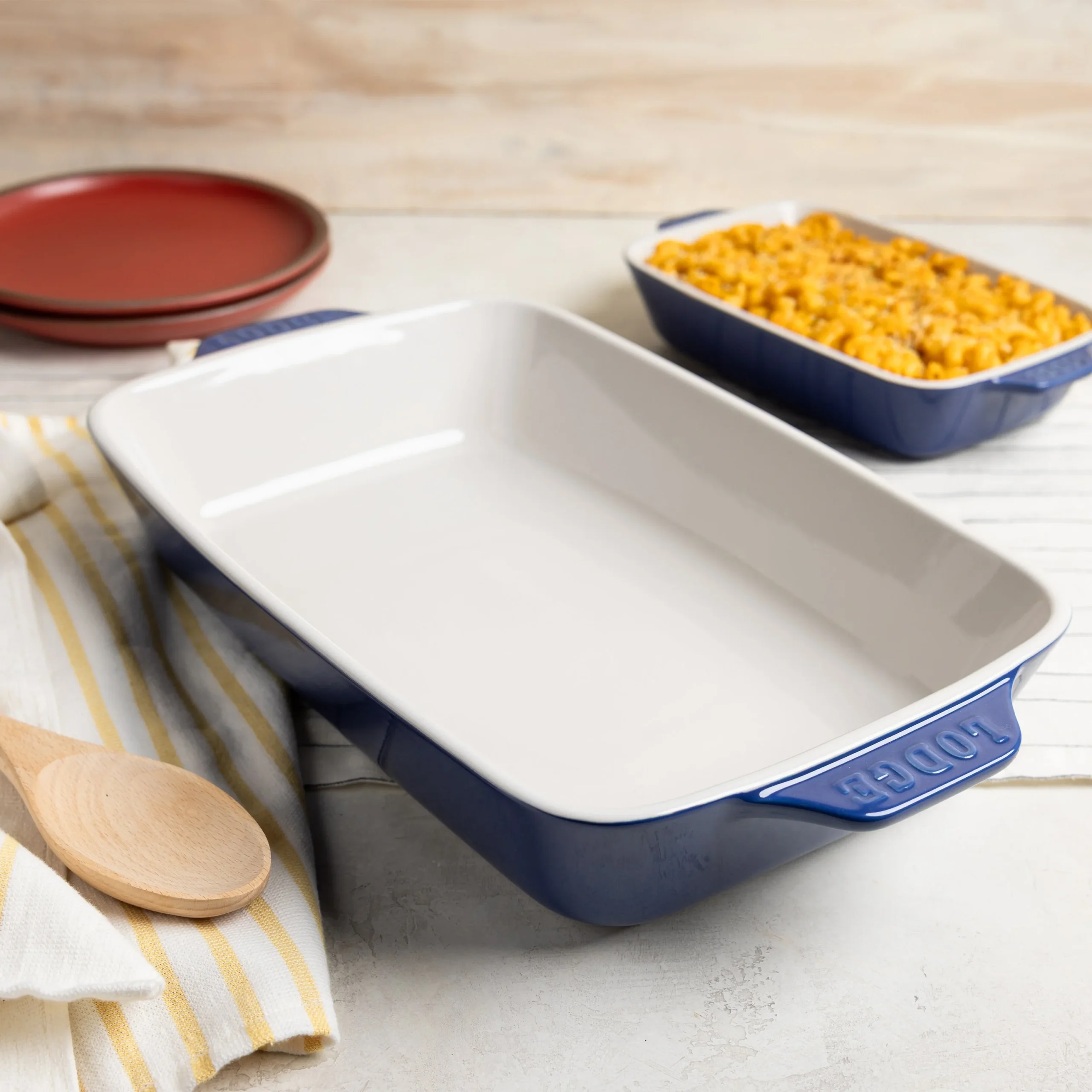 Large Stoneware Casserole Dish, 13 x 9 Inch - Image 15