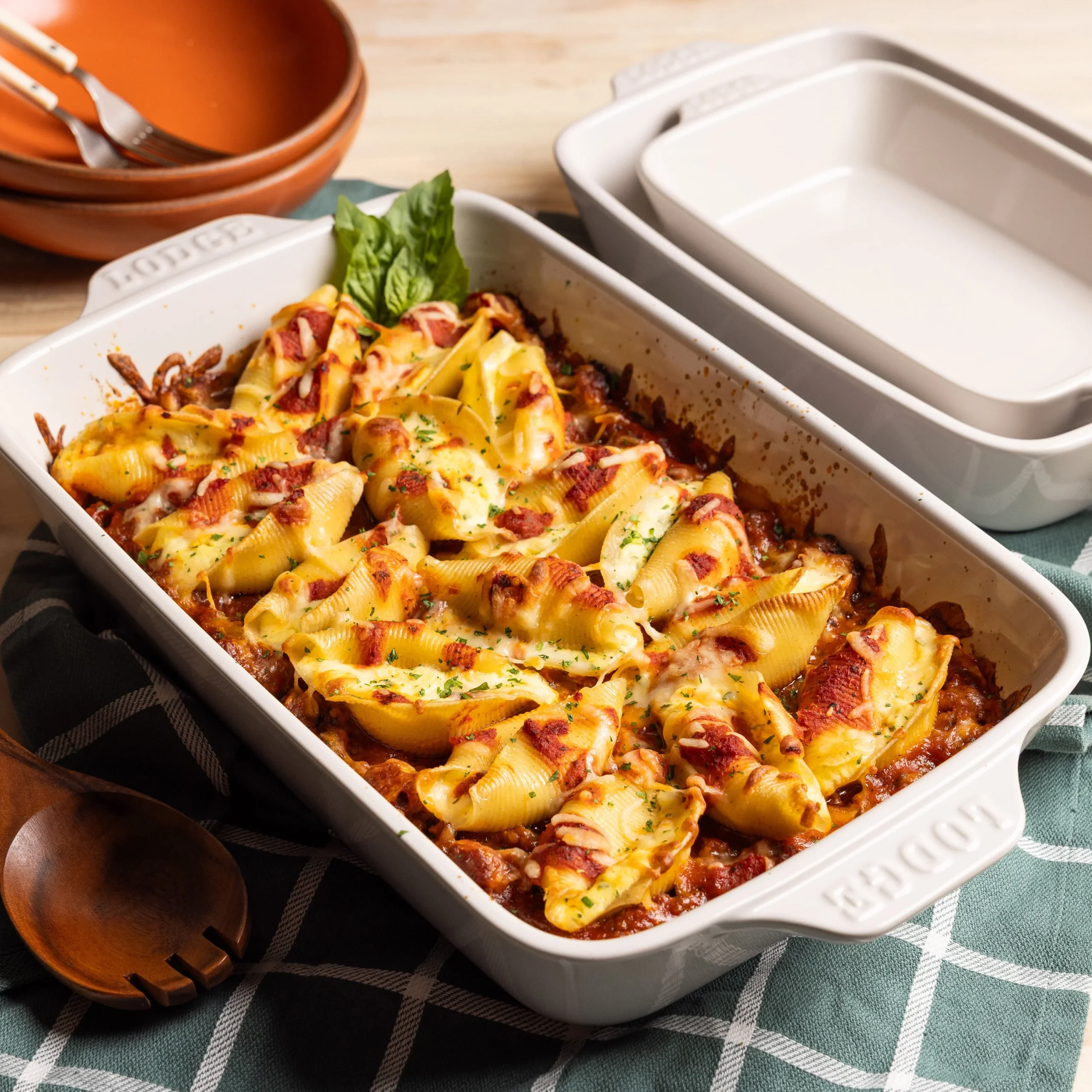 Large Stoneware Casserole Dish, 13 x 9 Inch - Image 10