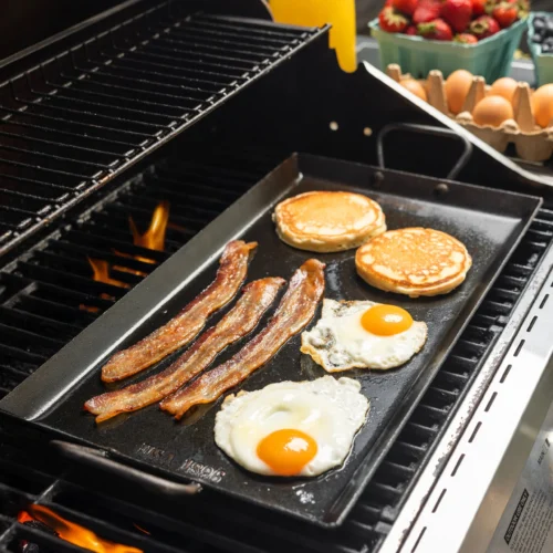 Alternative view of 18 x 10 Inch Seasoned Carbon Steel Griddle