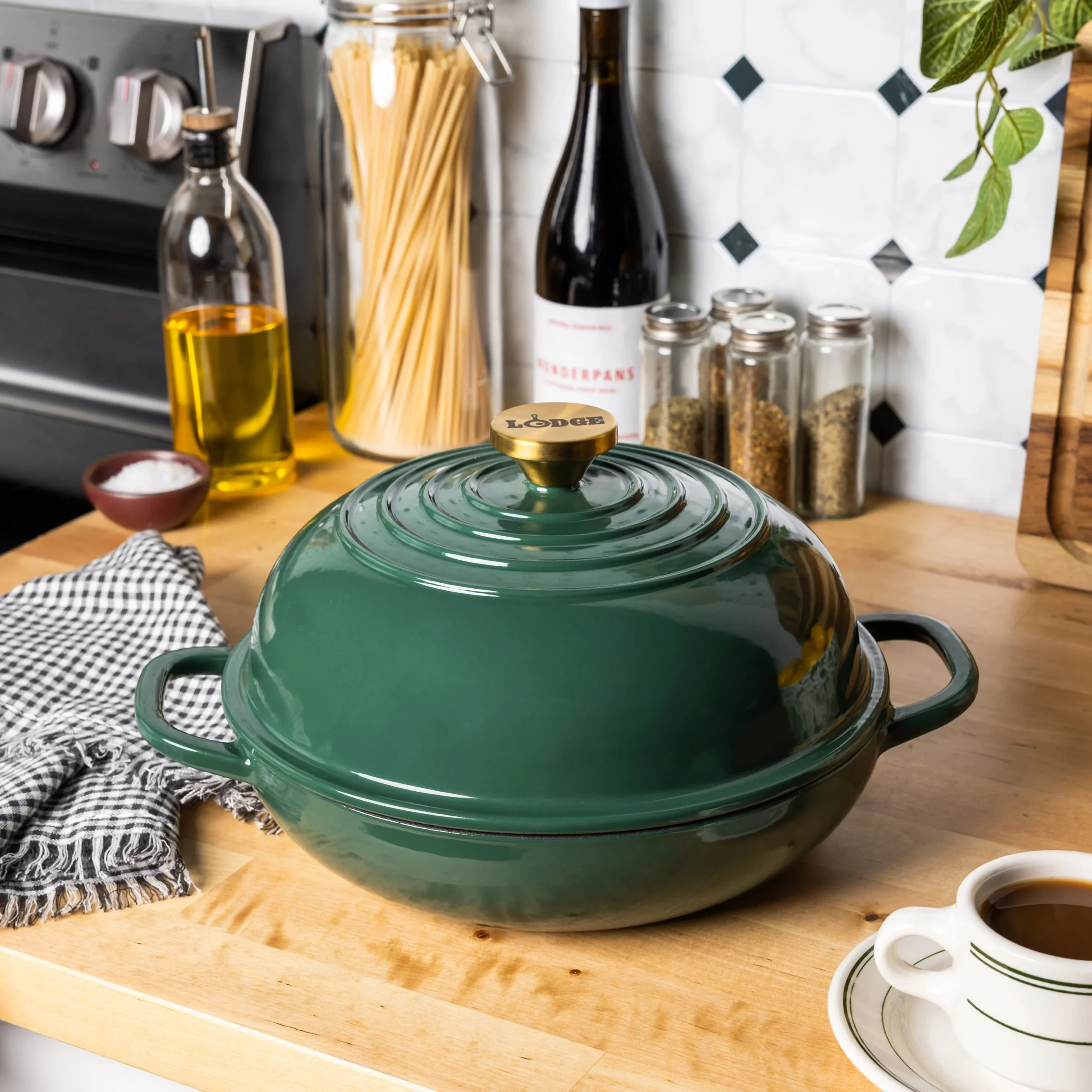 10.35 Inch Enameled Cast Iron Bread Oven - Image 2