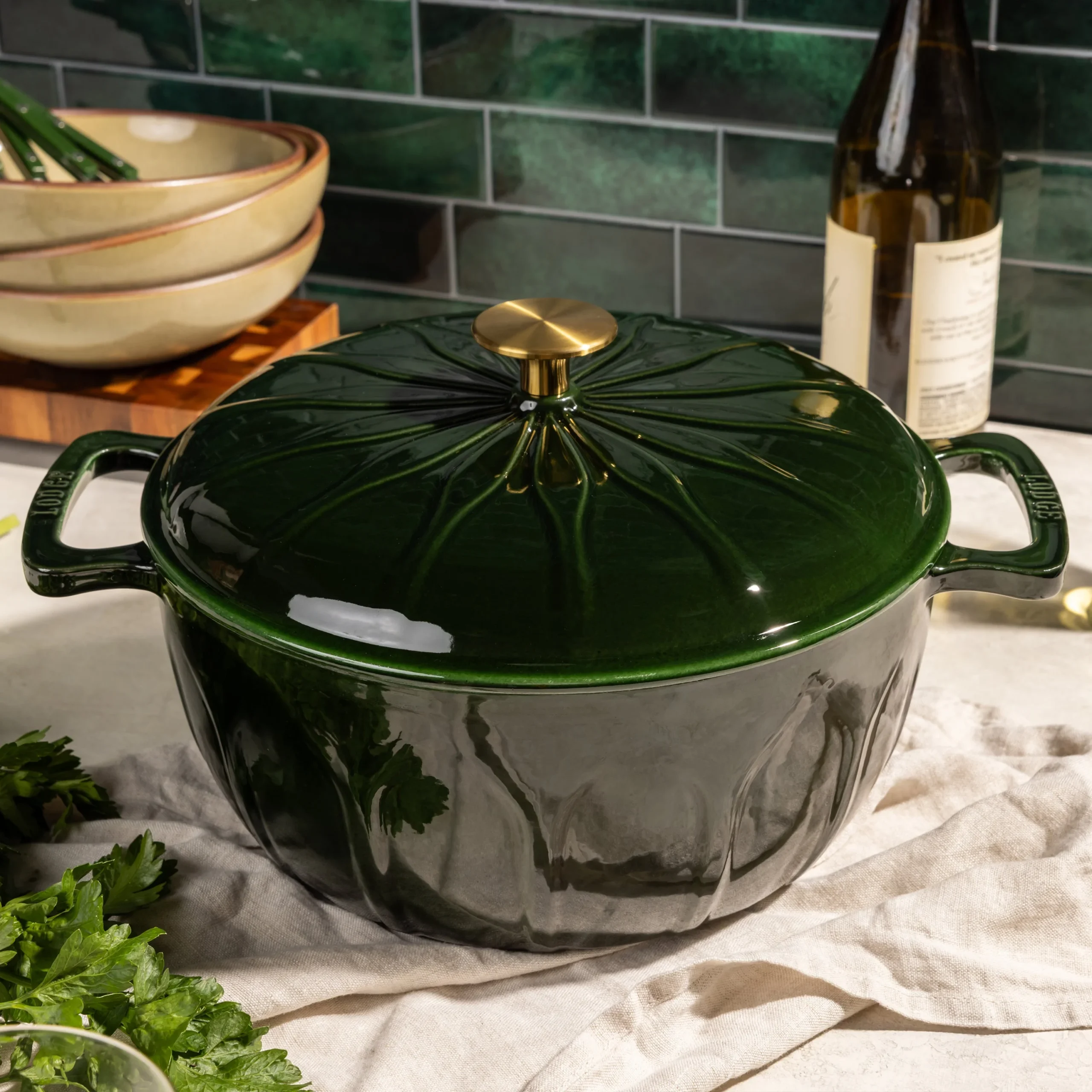 Luxe 6 Quart Enameled Cast Iron Dutch Oven - Image 5