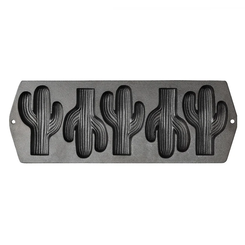 Seasoned Cast Iron Cactus Pan - Image 3
