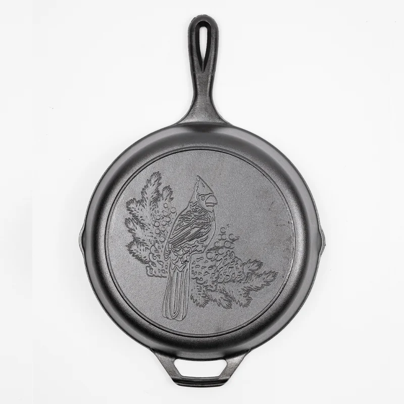Lodge 10.25 Inch Seasoned Cast Iron Cardinal Skillet - Image 7
