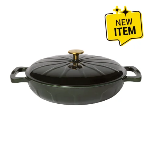 Luxe 3.6 Quart Enameled Cast Iron Braiser