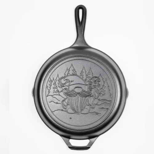 Alternative view of Lodge 10.25 Inch Seasoned Cast Iron Holiday Gnome Skillet 