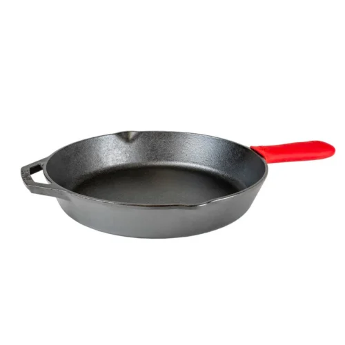 Alternative view of 12 Inch Cast Iron Skillet with Handle Holder