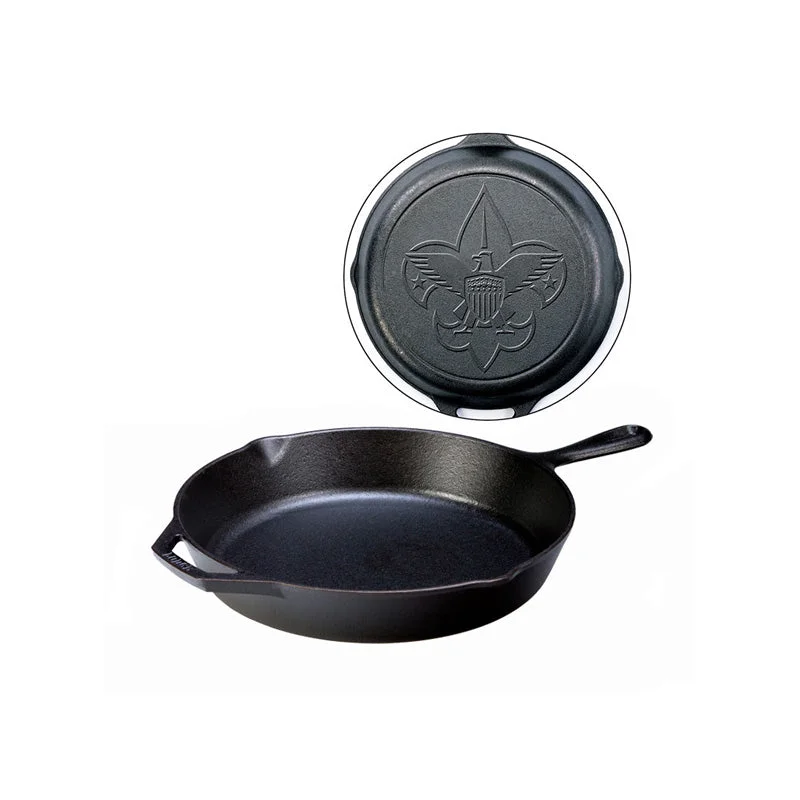 12 Inch Cast Iron Scouts Skillet - Image 8