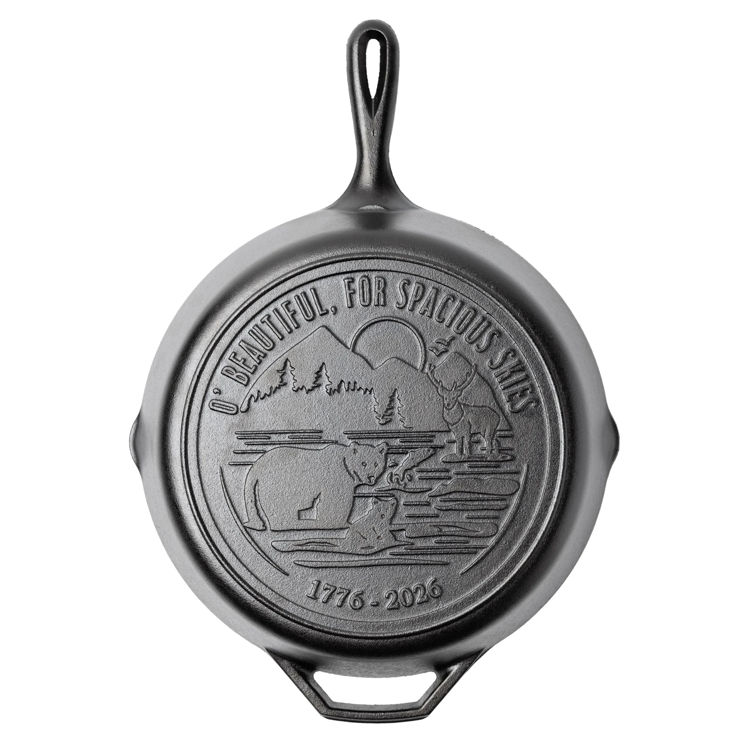 Lodge 12 Inch Seasoned Cast Iron Skillet, Spacious Skies - Image 8