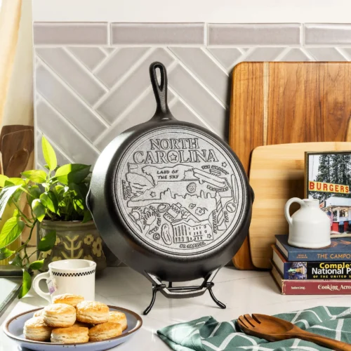 Alternative view of American Road Trip: 12 Inch Seasoned Cast Iron Skillet, North Carolina