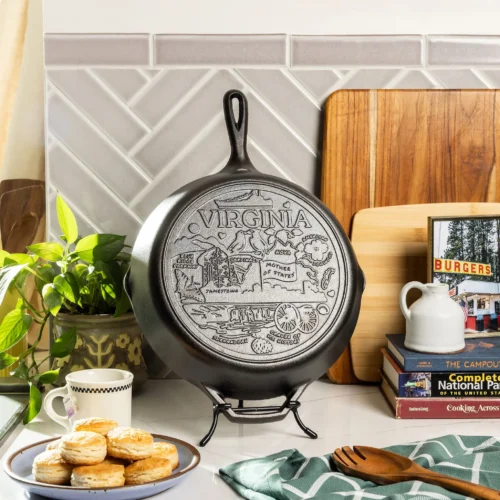 Alternative view of American Road Trip: 12 Inch Seasoned Cast Iron Skillet, Virginia