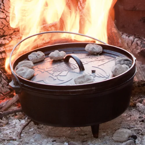 Alternative view of Cast Iron Boy Scout Camp Dutch Oven
