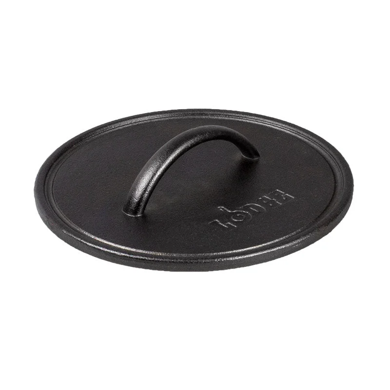 Seasoned Cast Iron Round Grill Press