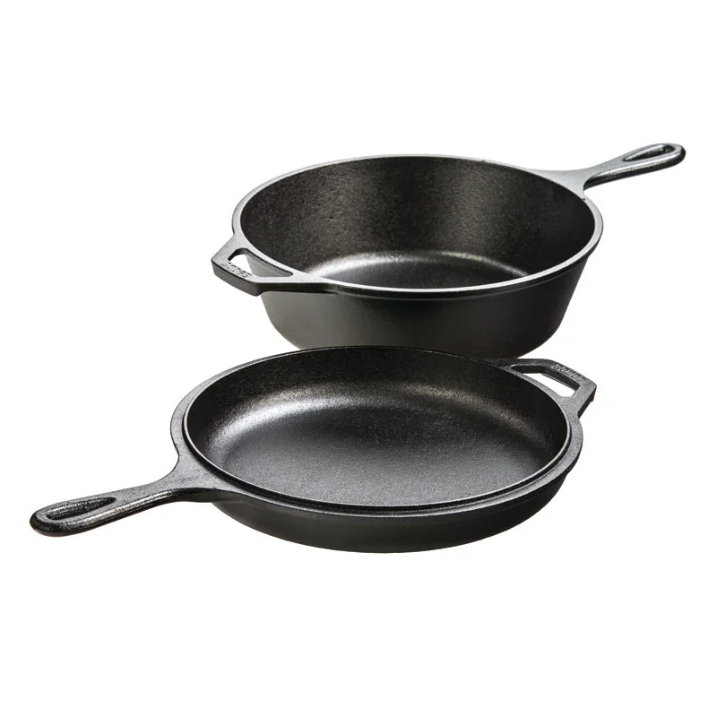 3.2 Quart Seasoned Cast Iron Combo Cooker - Image 16