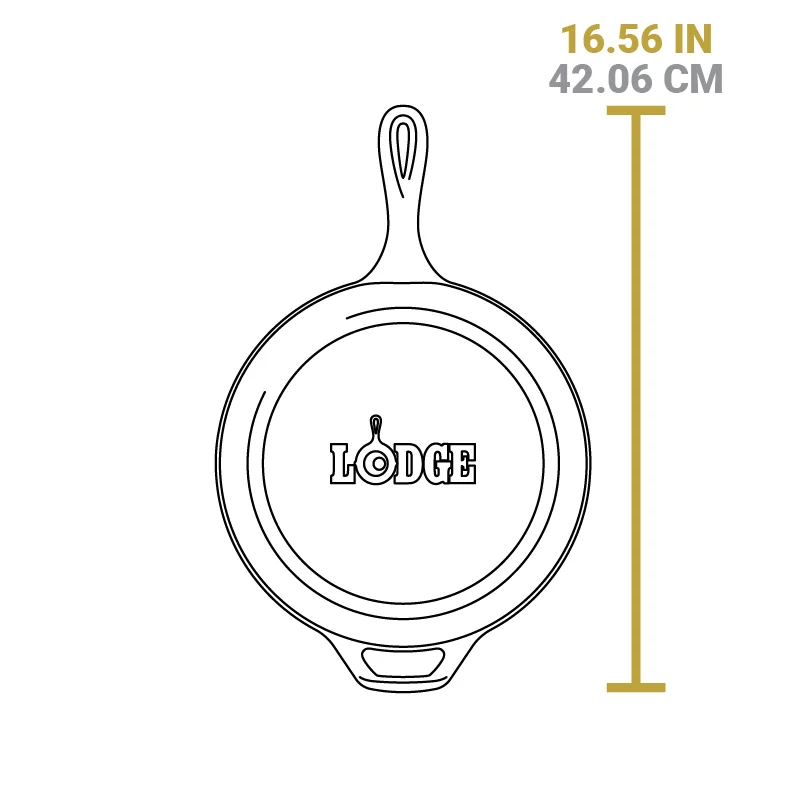 3.2 Quart Seasoned Cast Iron Combo Cooker - Image 11