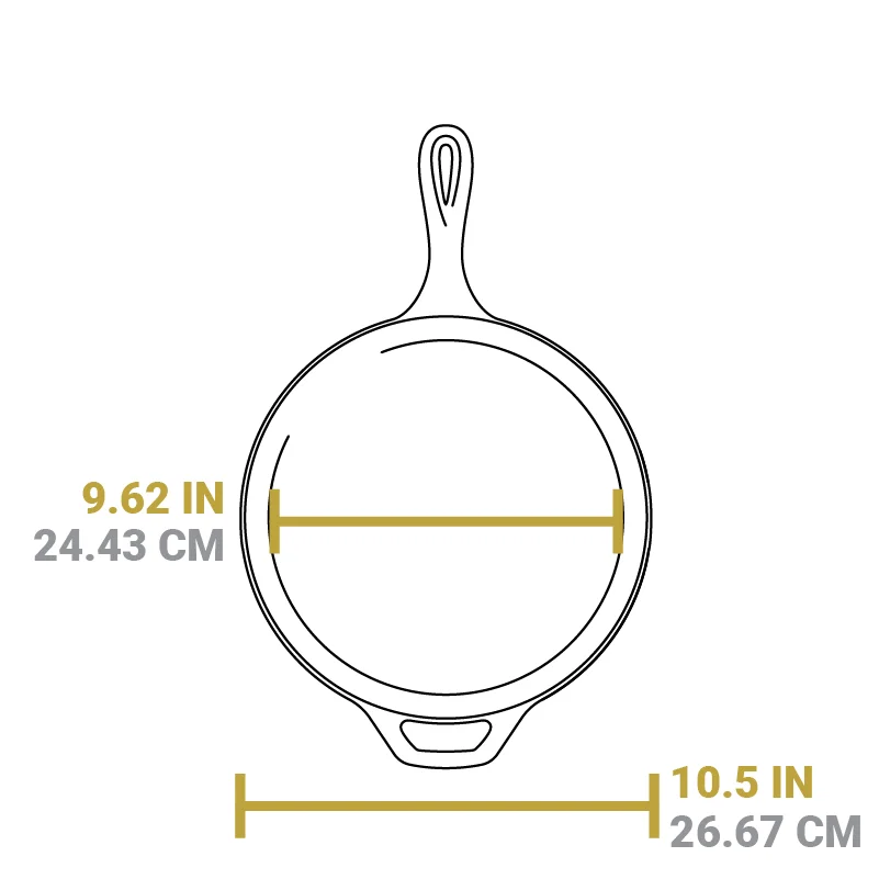 3.2 Quart Seasoned Cast Iron Combo Cooker - Image 12