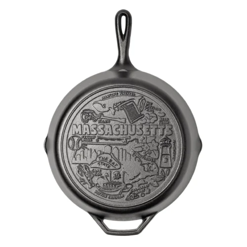 American Road Trip: 12 Inch Seasoned Cast Iron Skillet, Massachusetts