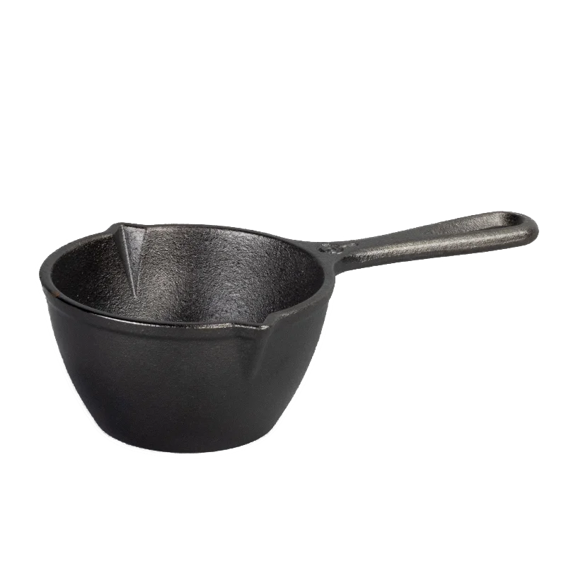 Seasoned Cast Iron Melting Pot