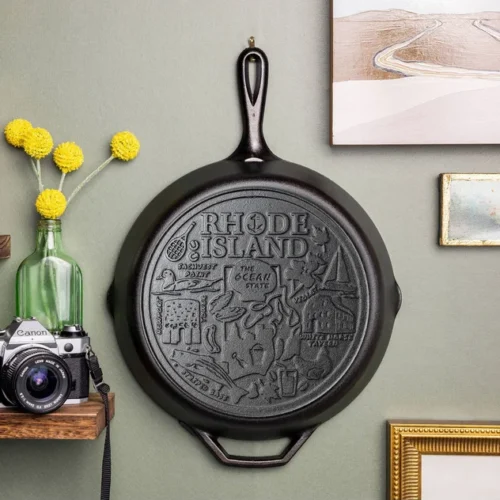 Alternative view of American Road Trip: 12 Inch Seasoned Cast Iron Skillet, Rhode Island