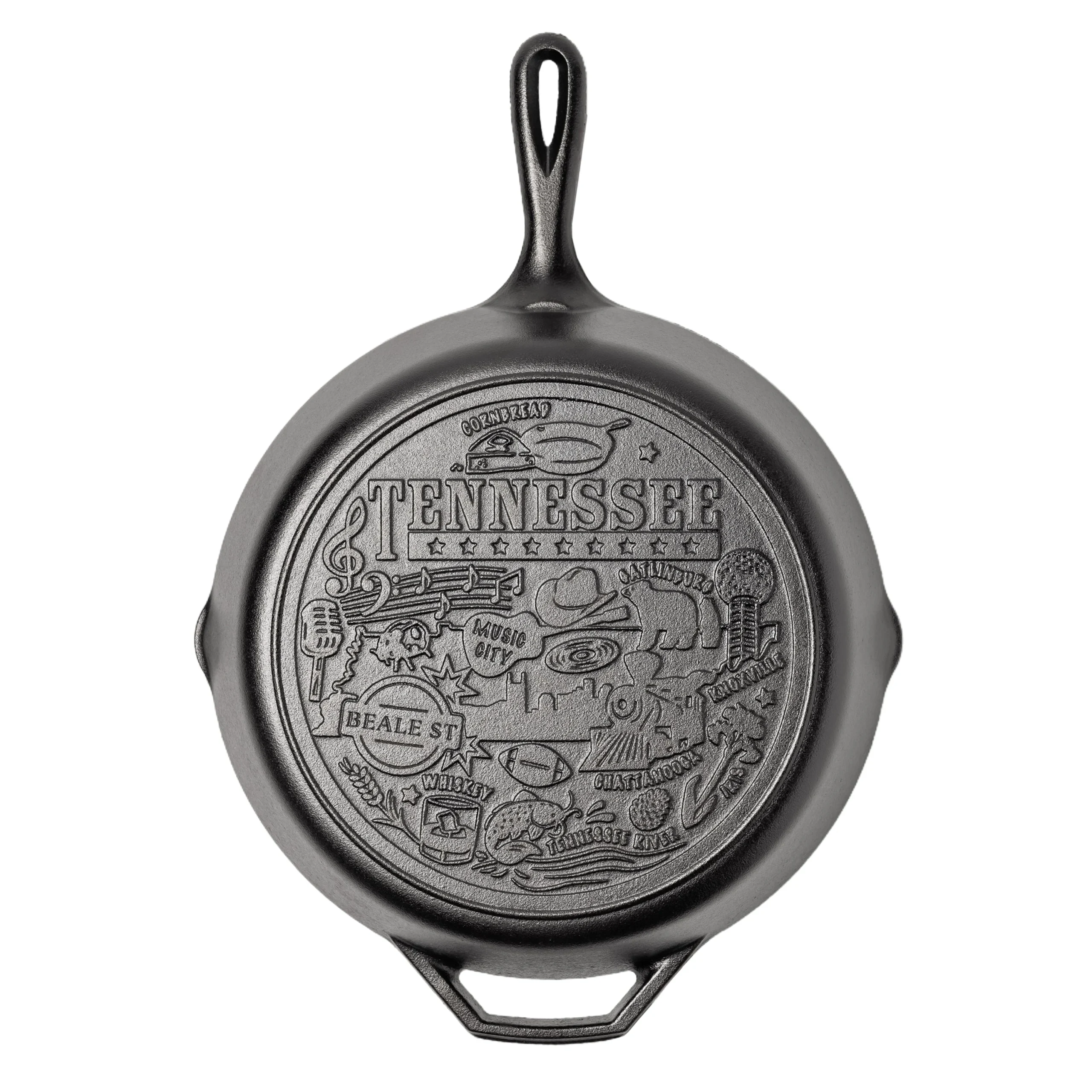 American Road Trip: 12 Inch Seasoned Cast Iron Skillet, Tennessee - Image 6