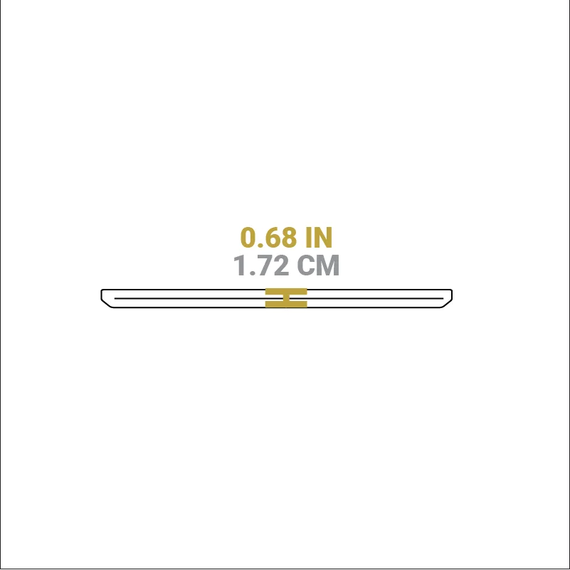 Grip Style Oval Wood Underliner - Image 2