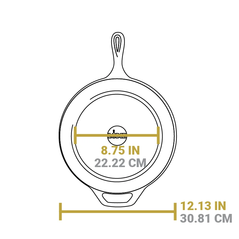 Cast Iron Covered Deep Skillet - Image 12