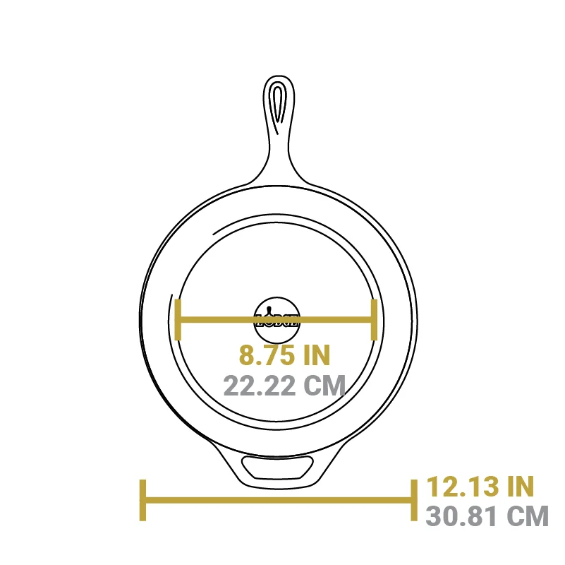 Cast Iron Deep Skillet - Image 5