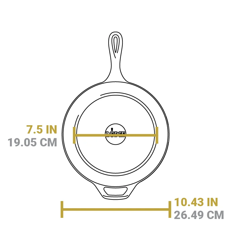 Cast Iron Covered Deep Skillet - Image 4